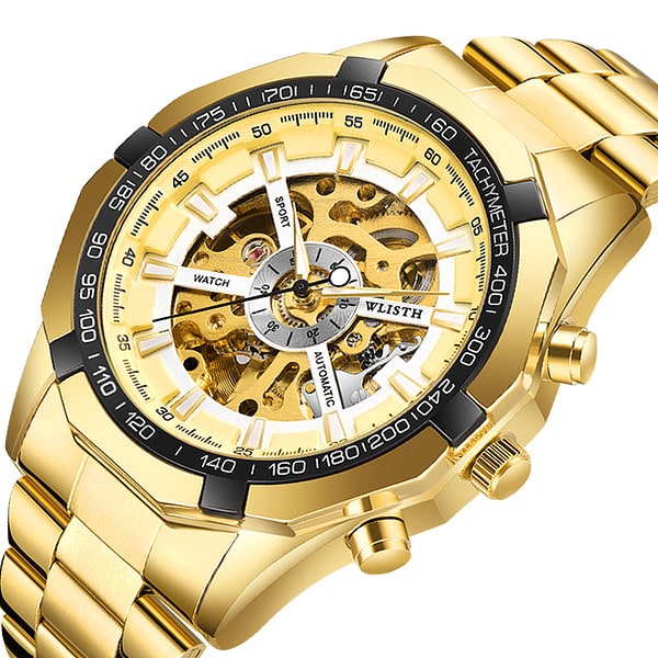 Black And Gold Watch Mens