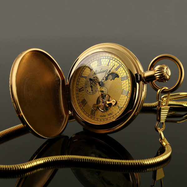 Moon Phase Pocket Watch