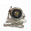 Pocket Watch With A Train On It