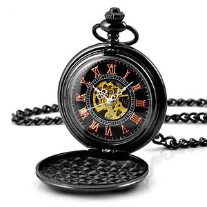 Black Chain Watch For Men