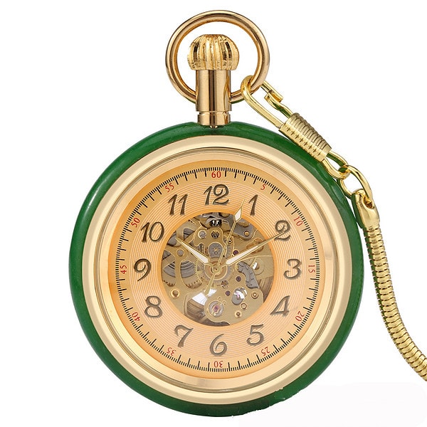 Vintage Pocket Watch With Chain
