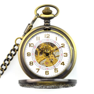 Mens Engraved Pocket Watch