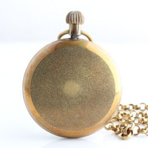 Antique Brass Pocket Watch