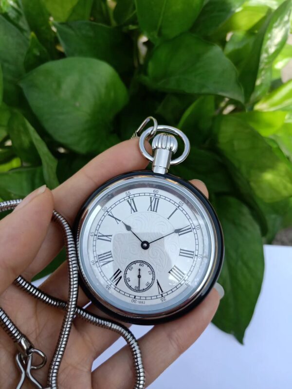 Leather Pocket Watch Fob