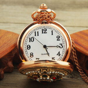 Jewelry Stainless Steel Chain Pocket Watch